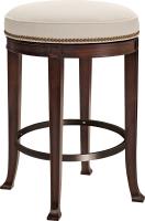 Newbury Swivel Backless Counter Stool