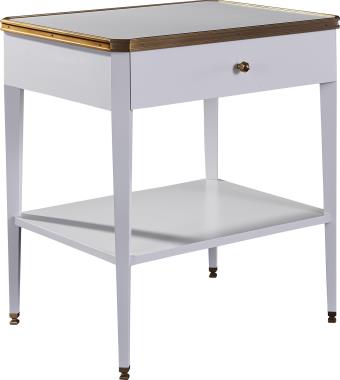 Austell Side Table With Wood Top
