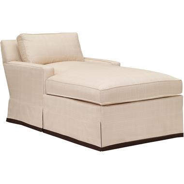 Silhouettes M2m Chaise With Medium Square Arm (Dressmaker)