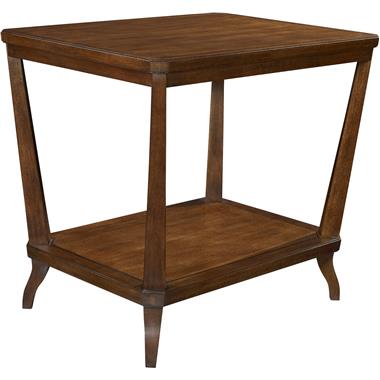 Rye Rectangular Side Table-Mahogany