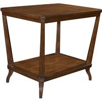 Rye Rectangular Side Table-Mahogany