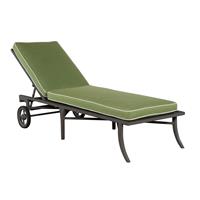 Haret Outdoor Chaise - Smoke Grey 