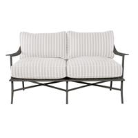 Haret Outdoor Loveseat - Smoke Grey 