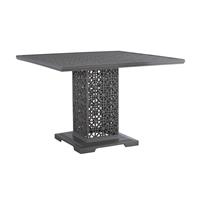 Haret Square Bunching Dining Table-Smoke Grey