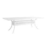 Haret Rectangular Dining Table-Cloud White