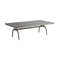 Haret Outdoor Rectangular Cocktail Table - Smoke Grey 