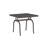 Haret Outdoor End Table - Smoke Grey 