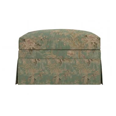 Harrison Ottoman - Kickpleat Skirt