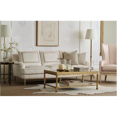 PE6726-30 Colin Sofa and PE6725-00 Benedict Wing Chair Room Scene