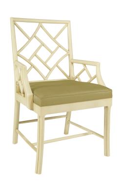 Fretwork Dining Arm Chair