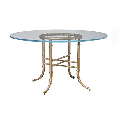 Bask Center / Dining Table - 54" Glass Top